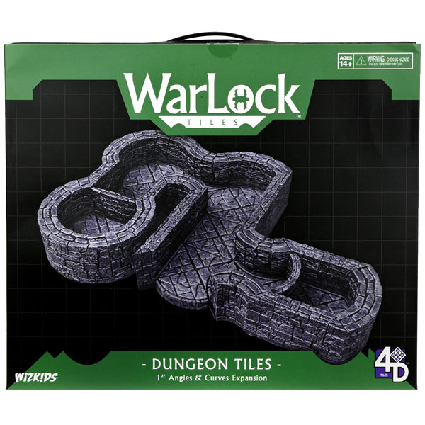 WarLock Tiles: Expansion Pack - 1 in. Dungeon Angles & Curves – WizKids