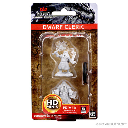 D&D Nolzur's Marvelous Miniatures: Dwarf Female Cleric - 1