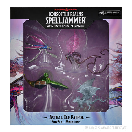 D&D Icons of the Realms: Spelljammer: Adventures in Space: Ship Scale - Astral Elf Patrol - 2