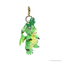 Dungeons & Dragons: 50th Anniversary Emerald Wyrmling Plush Charm by Kidrobot