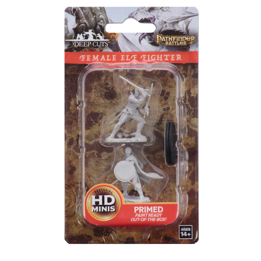 Pathfinder Battles  Deep Cuts : Female Elf Fighter