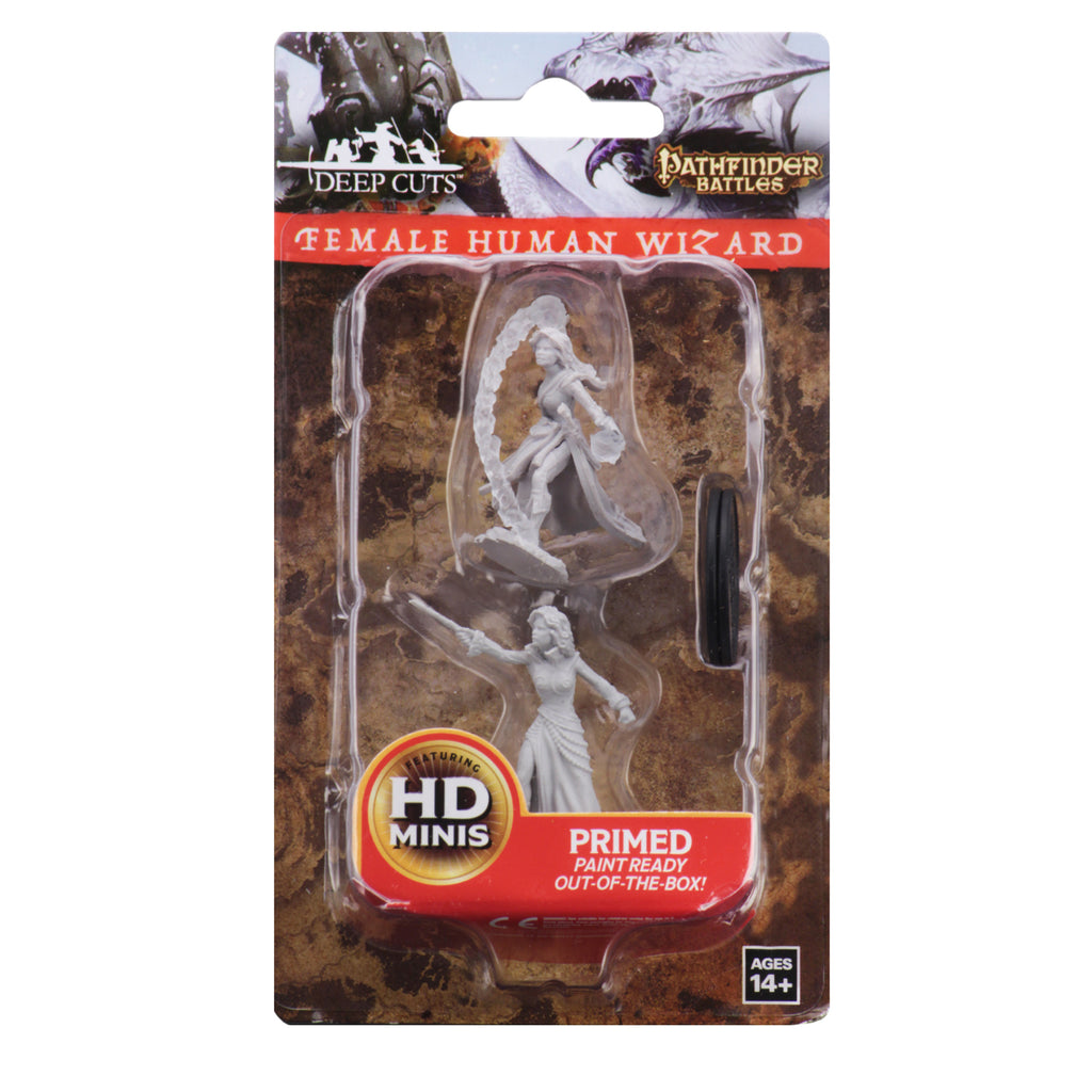 Pathfinder Battles  Deep Cuts : Female Human Wizard