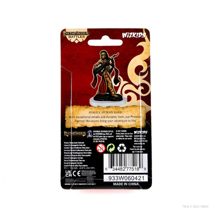 Pathfinder Battles: Premium Painted Figure - Female Human Bard - 2
