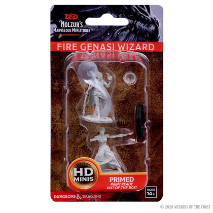 D&D Nolzur's Marvelous Miniatures: Fire Genasi Female Wizard - 1