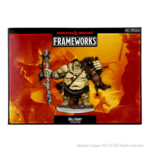 D&D Frameworks: Hill Giant - Unpainted and Unassembled – WizKids