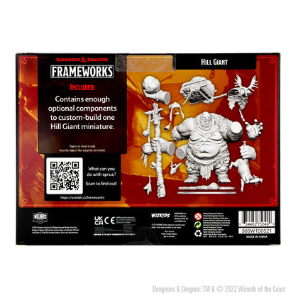 D&D Frameworks: Hill Giant - Unpainted and Unassembled - 2