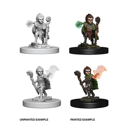 Pathfinder Battles  Deep Cuts  Unpainted Miniatures: Gnome Male Druid - 1