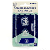 Critical Role Unpainted Miniatures: Goblin Sorceror and Rogue Female