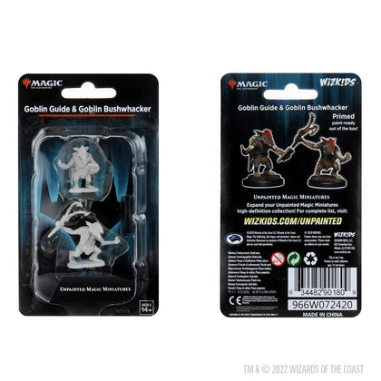 Magic: the Gathering Unpainted Miniatures: Goblin Guide & Goblin Bushwhacker - 1
