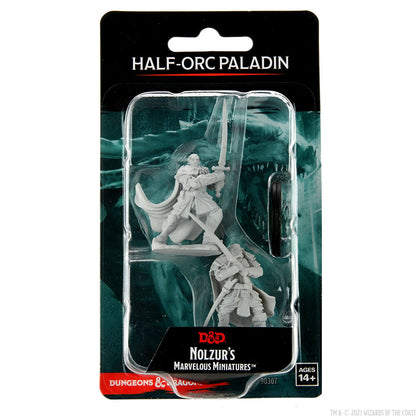 D&D Nolzur's Marvelous Miniatures: Half-Orc Paladin Male - 1