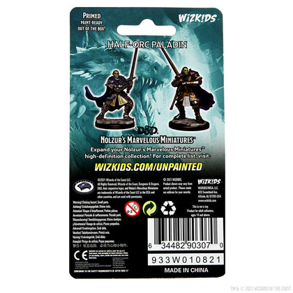 D&D Nolzur's Marvelous Miniatures: Half-Orc Paladin Male - 2