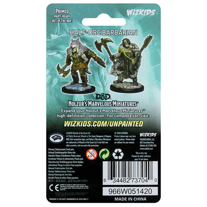 D&D Nolzur's Marvelous Miniatures - Male Half-Orc Barbarian - 2