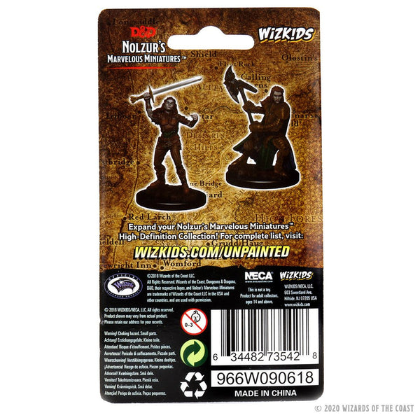 D&D Nolzur's Marvelous Miniatures - Female Half-Orc Fighter – WizKids