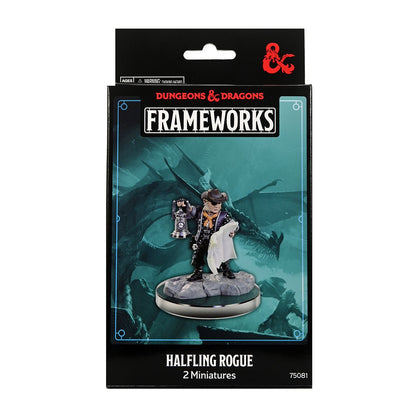 D&D Frameworks: Male Halfling Rogue - Unpainted and Unassembled - 1