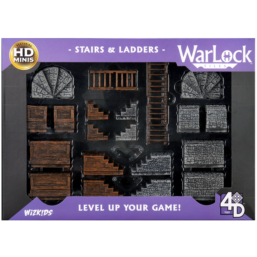 WarLock Tiles: Accessory - Stairs & Ladders