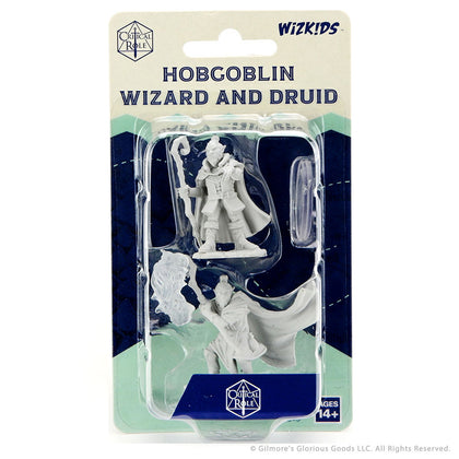 Critical Role Unpainted Miniatures: Hobgoblin Wizard and Druid Male - 1