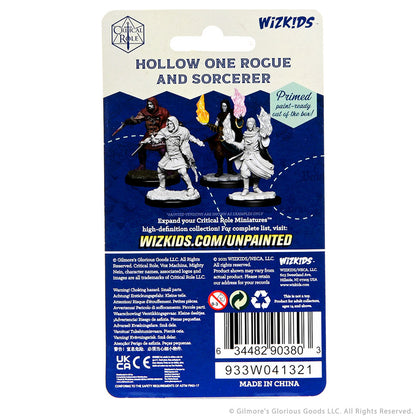 Critical Role Unpainted Miniatures: Hollow One Rogue and Sorceror Male - 2