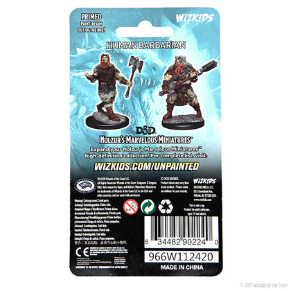 D&D Nolzur's Marvelous Miniatures: Human Barbarian Male - 2