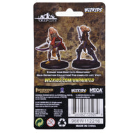Pathfinder Battles Deep Cuts Unpainted Miniatures: Human Female Fighter