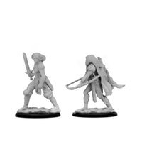 Pathfinder Battles Deep Cuts Unpainted Miniatures: Human Female Fighter