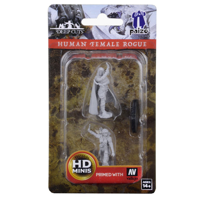 Pathfinder Battles Deep Cuts Unpainted Miniatures: Human Female Rogue - 1