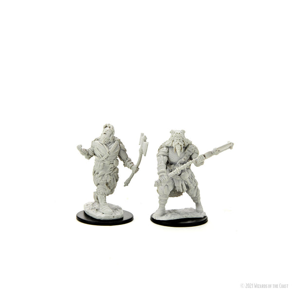 D&D Nolzurs Marvelous Unpainted Miniatures - Wave 6: Male Dwarf Barbarian 2-Pack