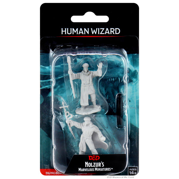 D&D Nolzur's Marvelous Miniatures: Human Wizard Male – WizKids