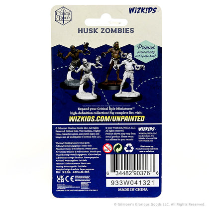 Critical Role Unpainted Miniatures: Husk Zombies - 2