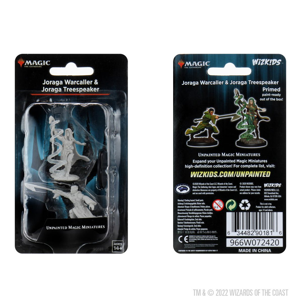 Magic: the Gathering Unpainted Miniatures: Joraga Warcaller & Joraga Treespeaker (Elves)