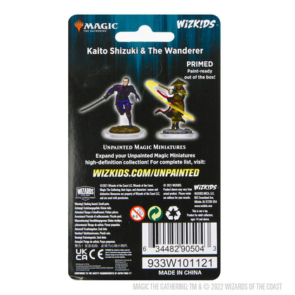 Magic: The Gathering Unpainted Miniatures - Kaito Shizuki & The Wanderer - 2