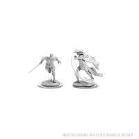 Magic: The Gathering Unpainted Miniatures - Kaito Shizuki & The Wanderer