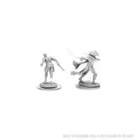 Magic: The Gathering Unpainted Miniatures - Kaito Shizuki & The Wanderer