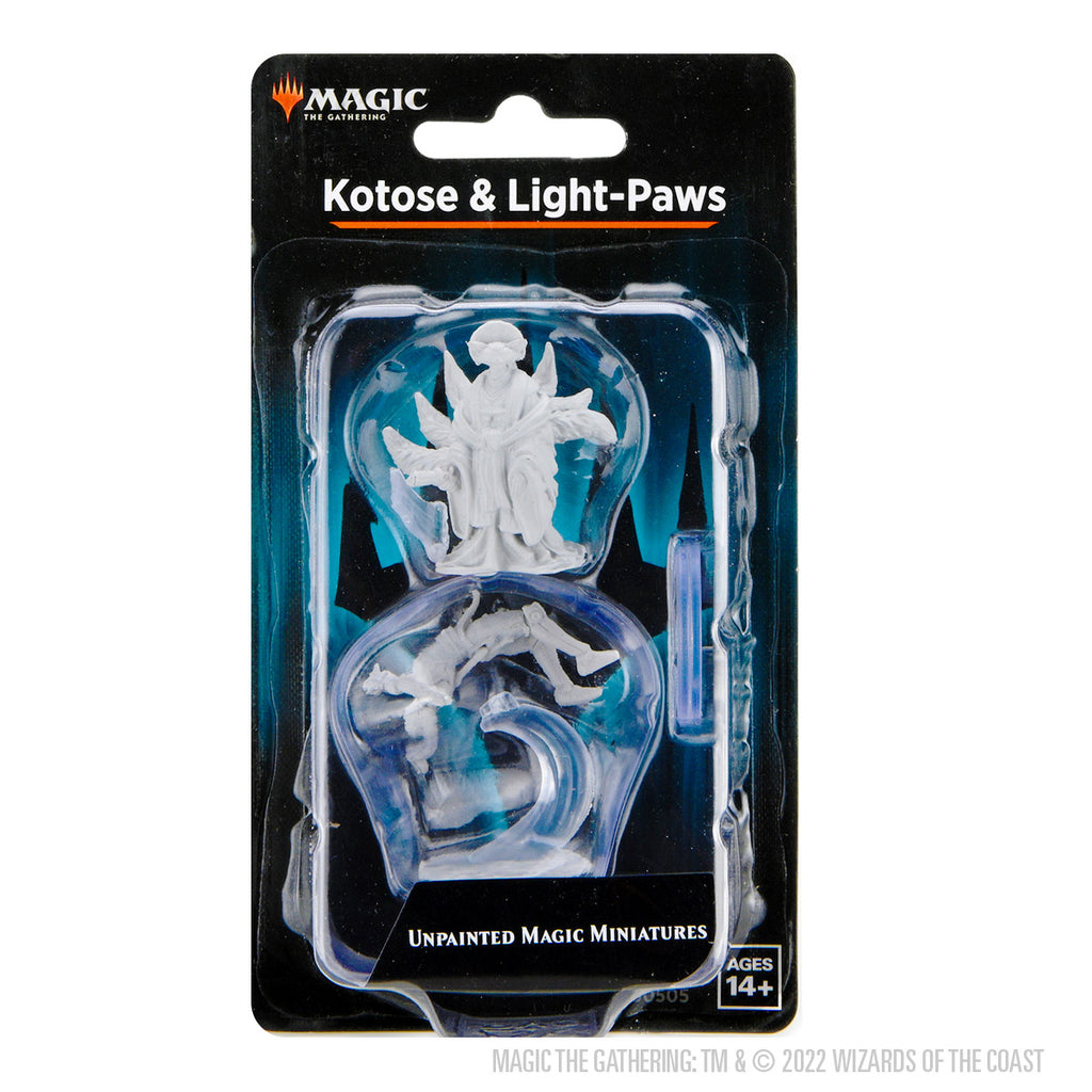 Magic: The Gathering Unpainted Miniatures - Kotose & Light-Paws