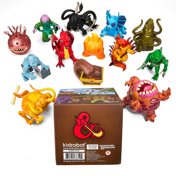 Dungeons & Dragons 3 Vinyl Minis - Monster Series 2: D&D 1st Edition  (PRE-ORDER)