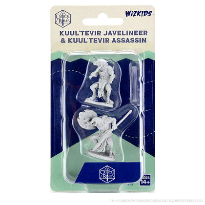 Critical Role Unpainted Miniatures: Kuul'tevir Javelineer & Assassin - 1