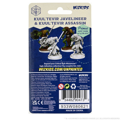 Critical Role Unpainted Miniatures: Kuul'tevir Javelineer & Assassin - 2