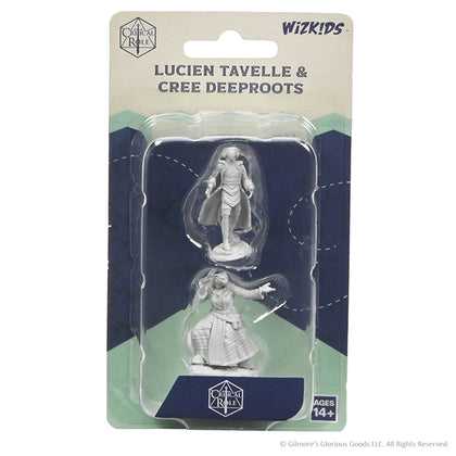 Critical Role Unpainted Miniatures: Lucien Tavelle & Cree Deeproots - 1