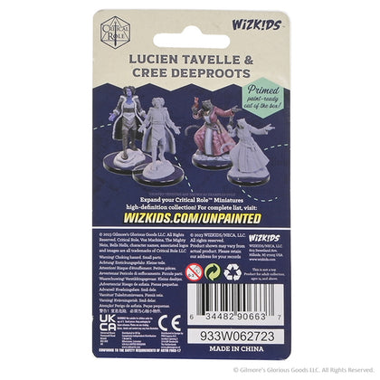 Critical Role Unpainted Miniatures: Lucien Tavelle & Cree Deeproots - 2