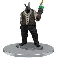 Magic: The Gathering Unpainted Miniatures: Freelance Muscle and Rhox Pummeler