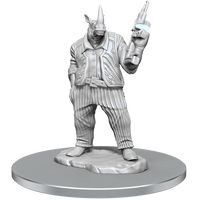 Magic: The Gathering Unpainted Miniatures: Freelance Muscle and Rhox Pummeler