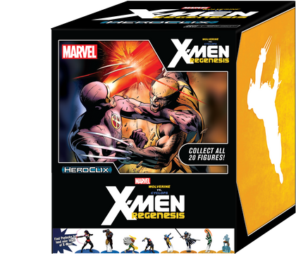 Marvel HeroClix: Wolverine vs. Cyclops: X-Men Regenesis Storyline Organized Play Countertop Display - 1