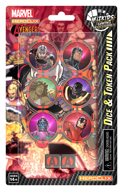 Marvel HeroClix: Avengers Forever Dice and Token Pack Ant-Man - 1