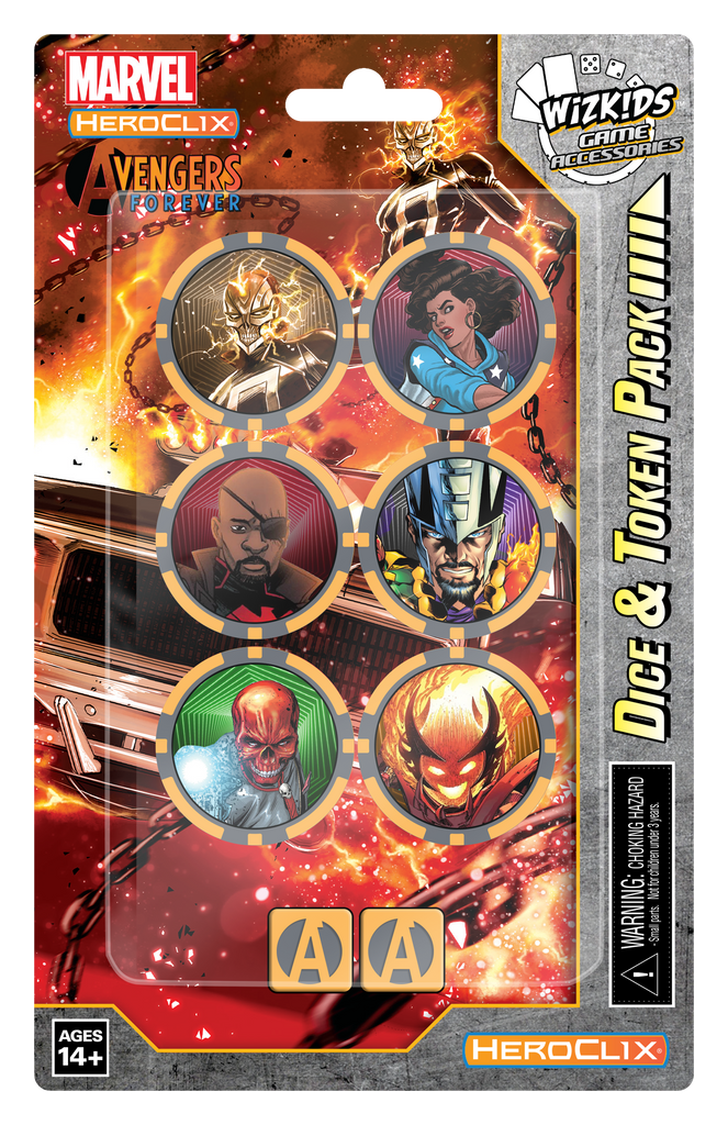 Marvel HeroClix: Avengers Forever Dice and Token Pack Ghost Rider
