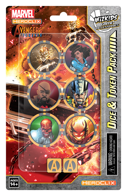 Marvel HeroClix: Avengers Forever Dice and Token Pack Ghost Rider - 1