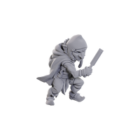 Critical Role Unpainted Miniatures: Chetney Pock O'Pea & Werewolf
