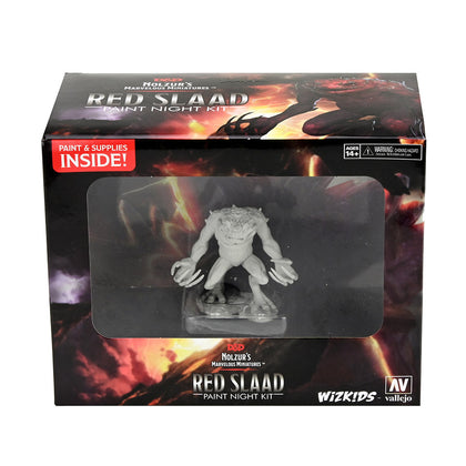 (DING & DENT) Dungeons & Dragons Nolzur's Marvelous Miniatures: Paint Night Kit #3 - Red Slaad - 1