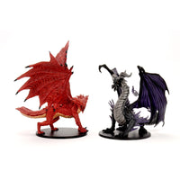 Pathfinder Battles: City of Lost Omens – Adult Red & Black Dragons Premium Set
