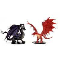 Pathfinder Battles: City of Lost Omens – Adult Red & Black Dragons Premium Set