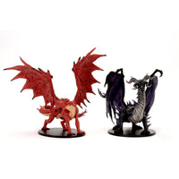Pathfinder Battles: City of Lost Omens – Adult Red & Black Dragons Premium Set