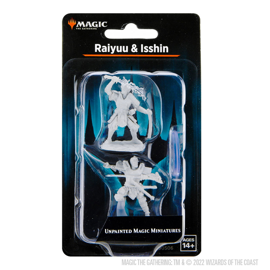 Magic: The Gathering Unpainted Miniatures - Raiyuu & Isshin